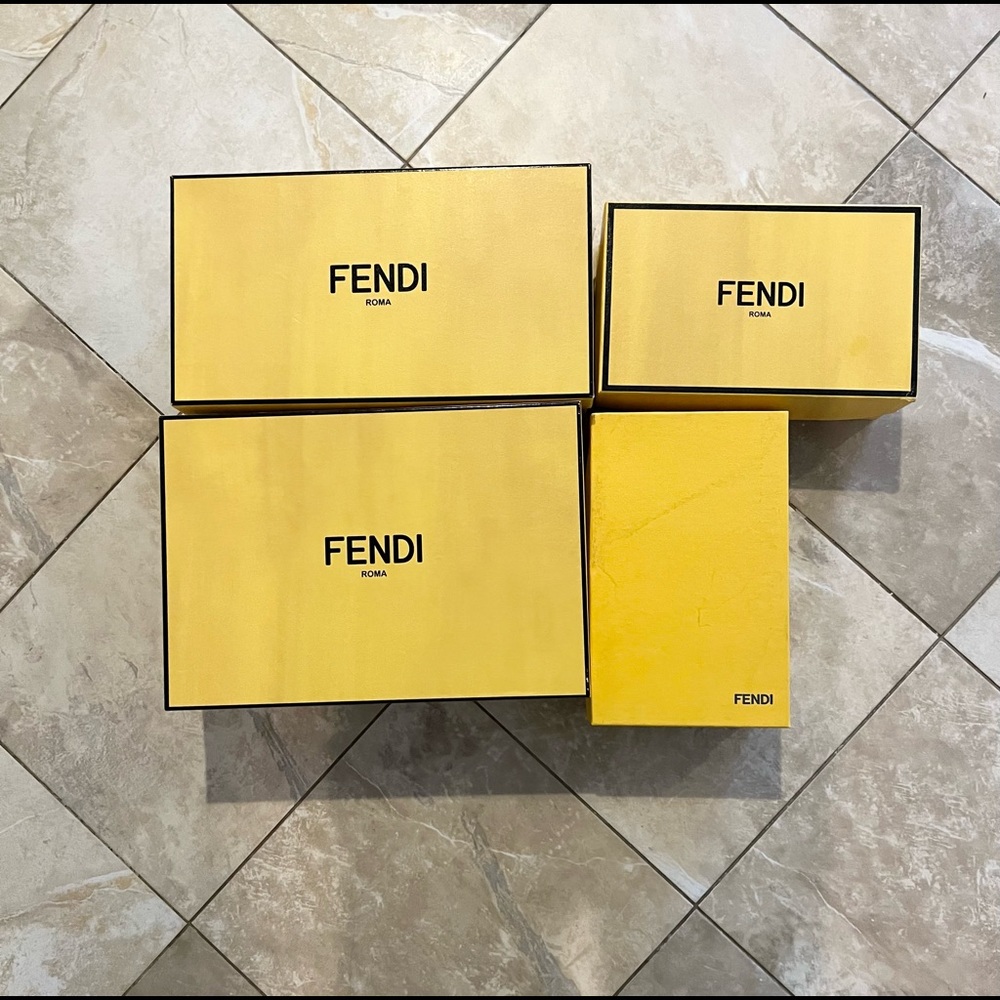 FENDI SHOE BOXES